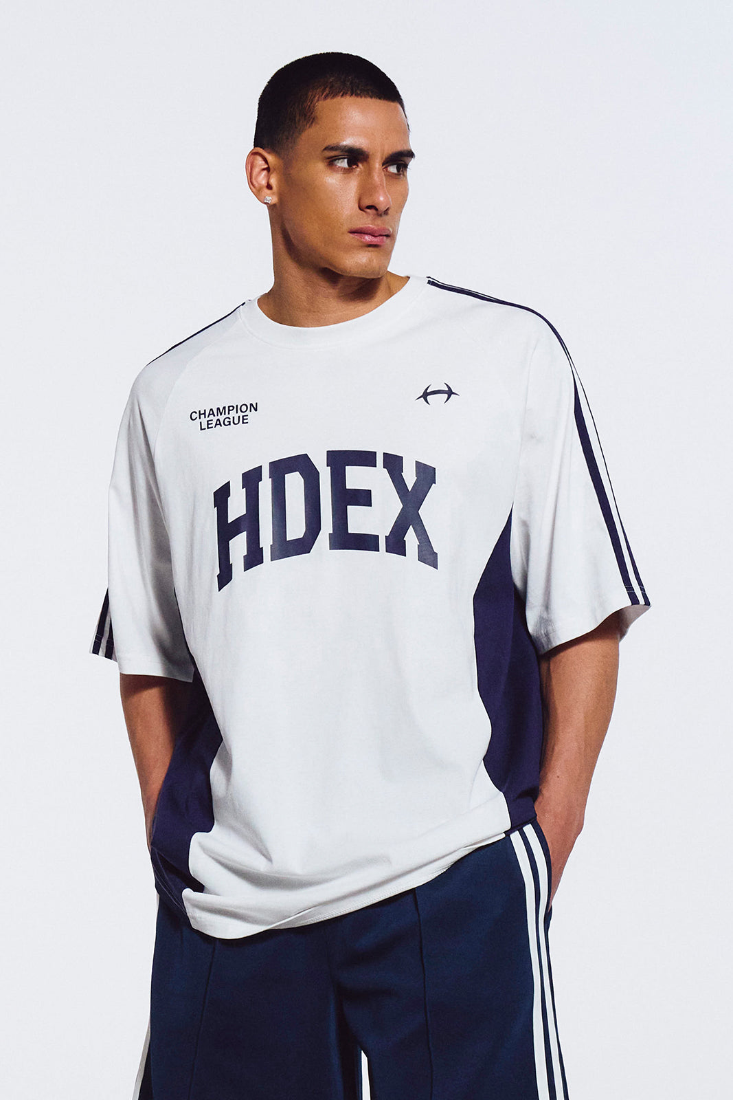 Side Color Block Short Sleeve