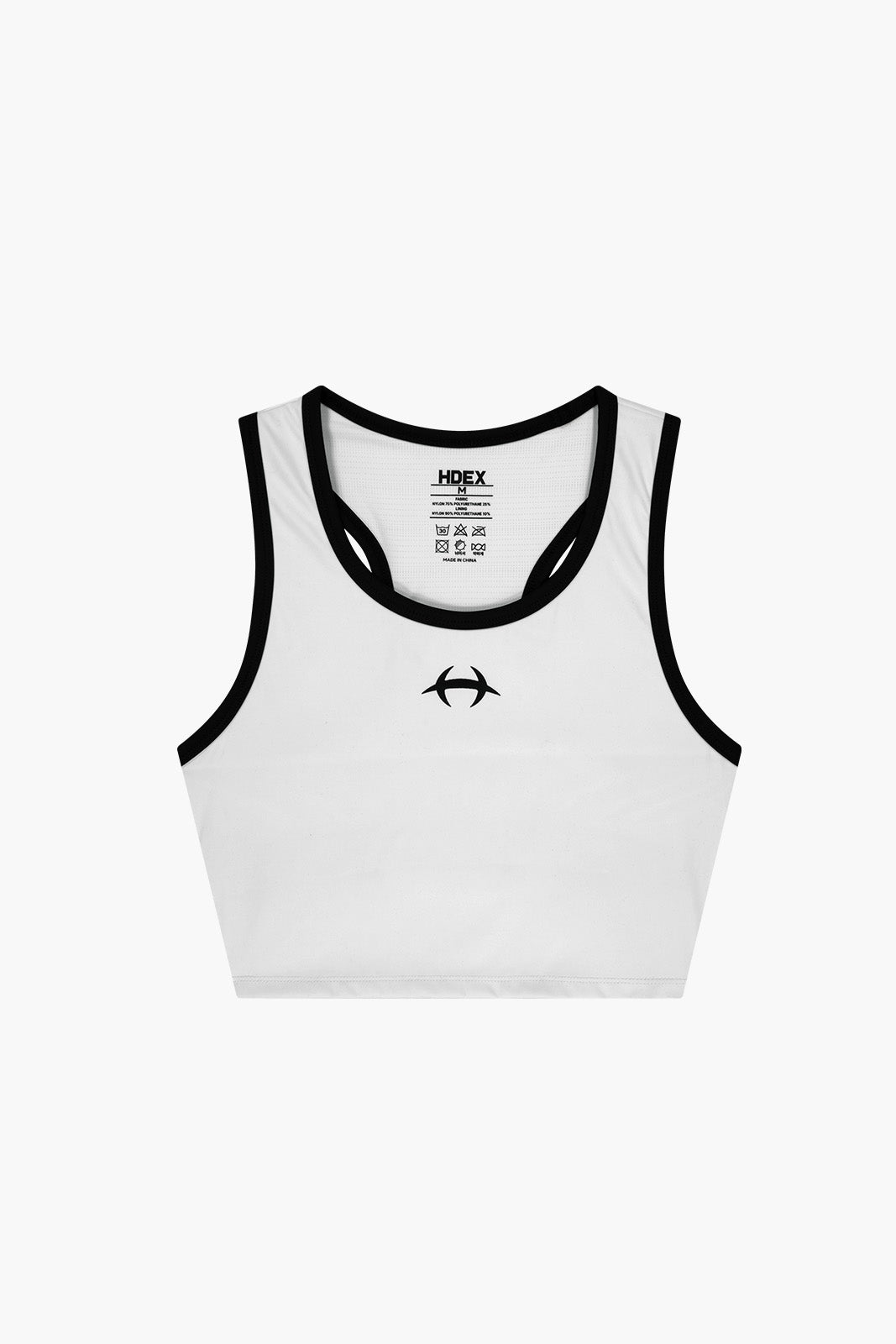 Women`s Daily Symbol Contrast Bra Top