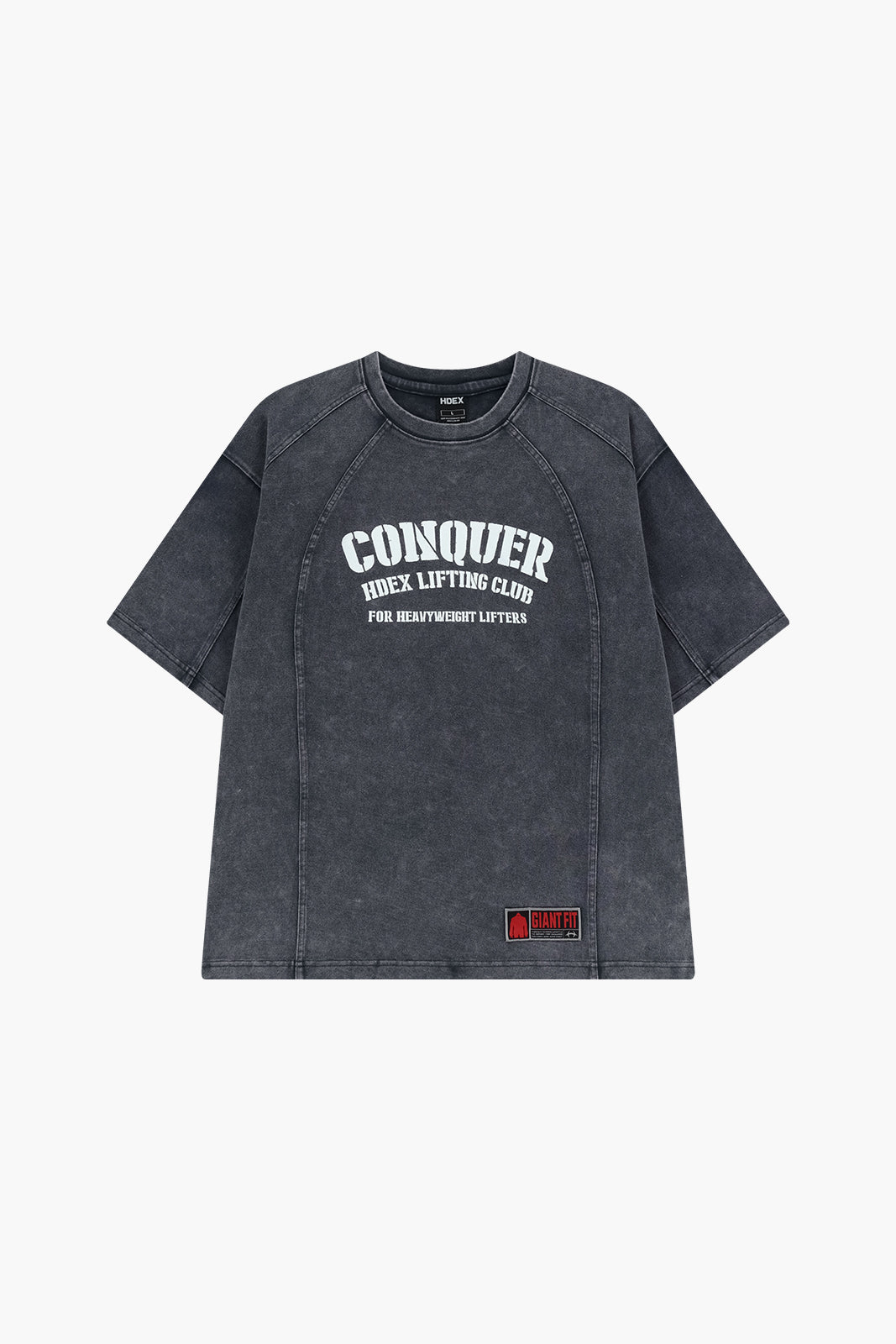Faded Washing Conquer Short Sleeve