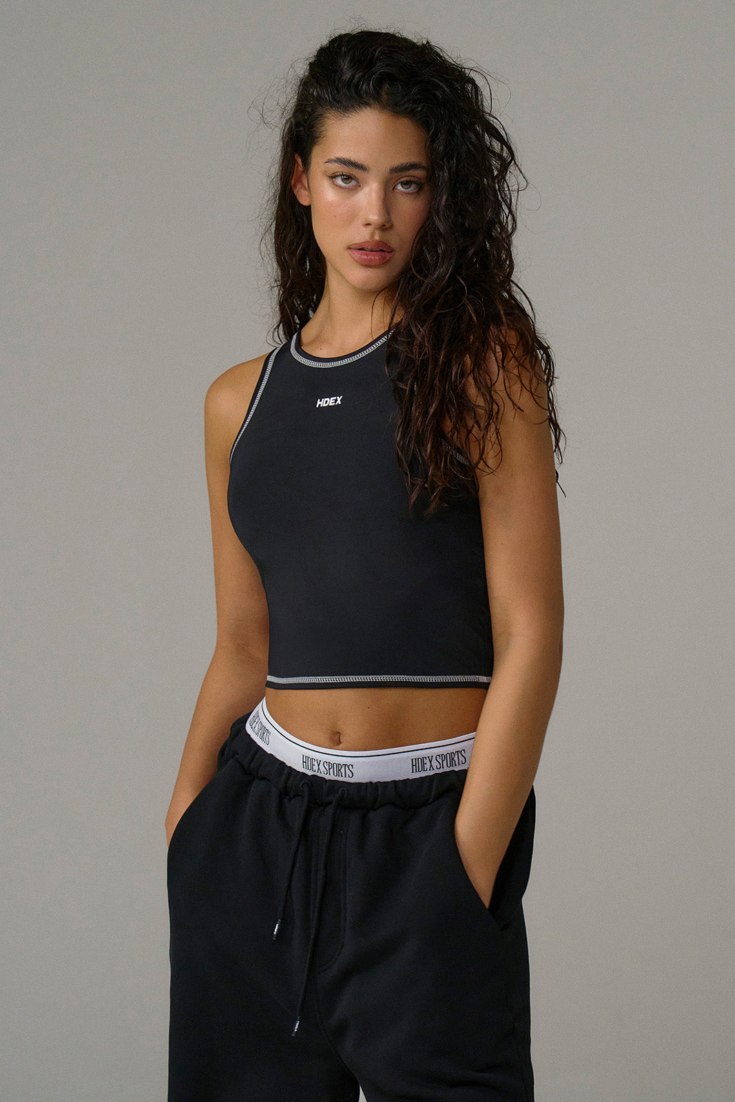 Pro Stitch Crop Tank Top