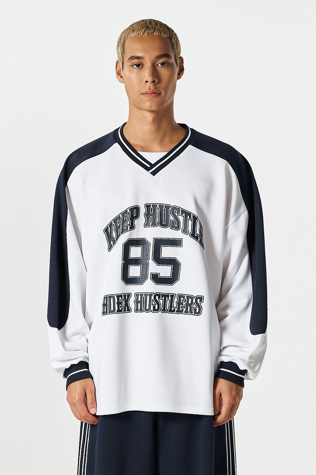 Color Block Jersey Long Sleeve