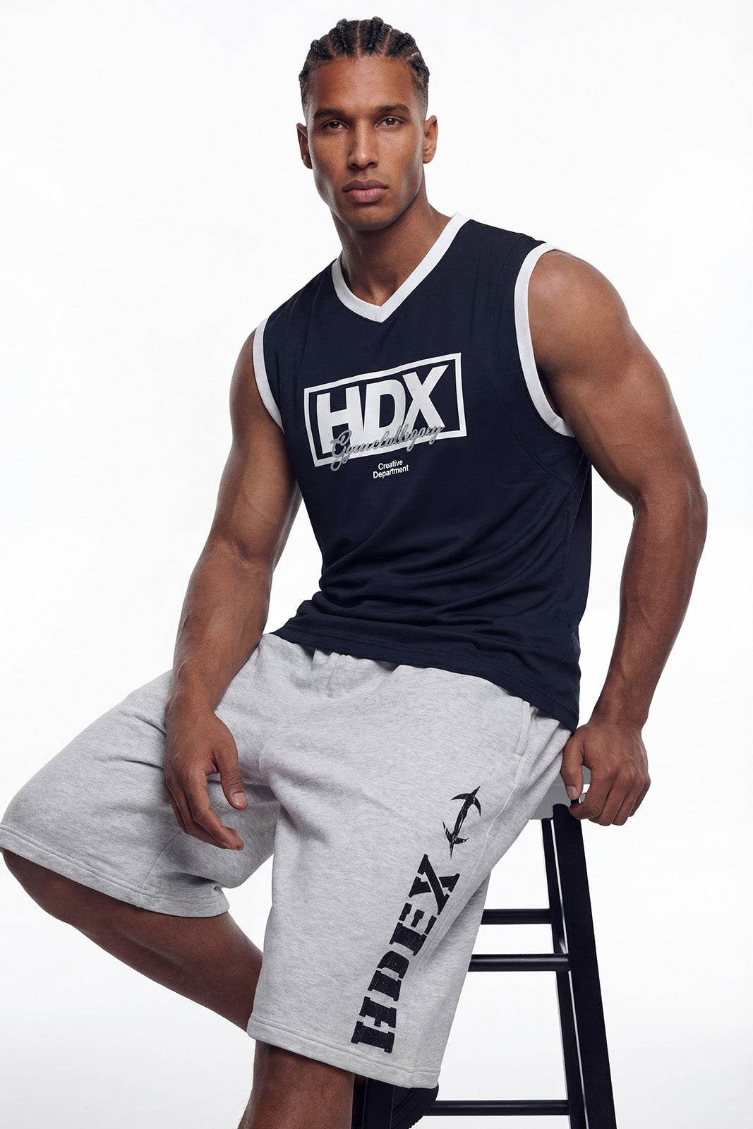 Box Layer Mesh Sleeveless