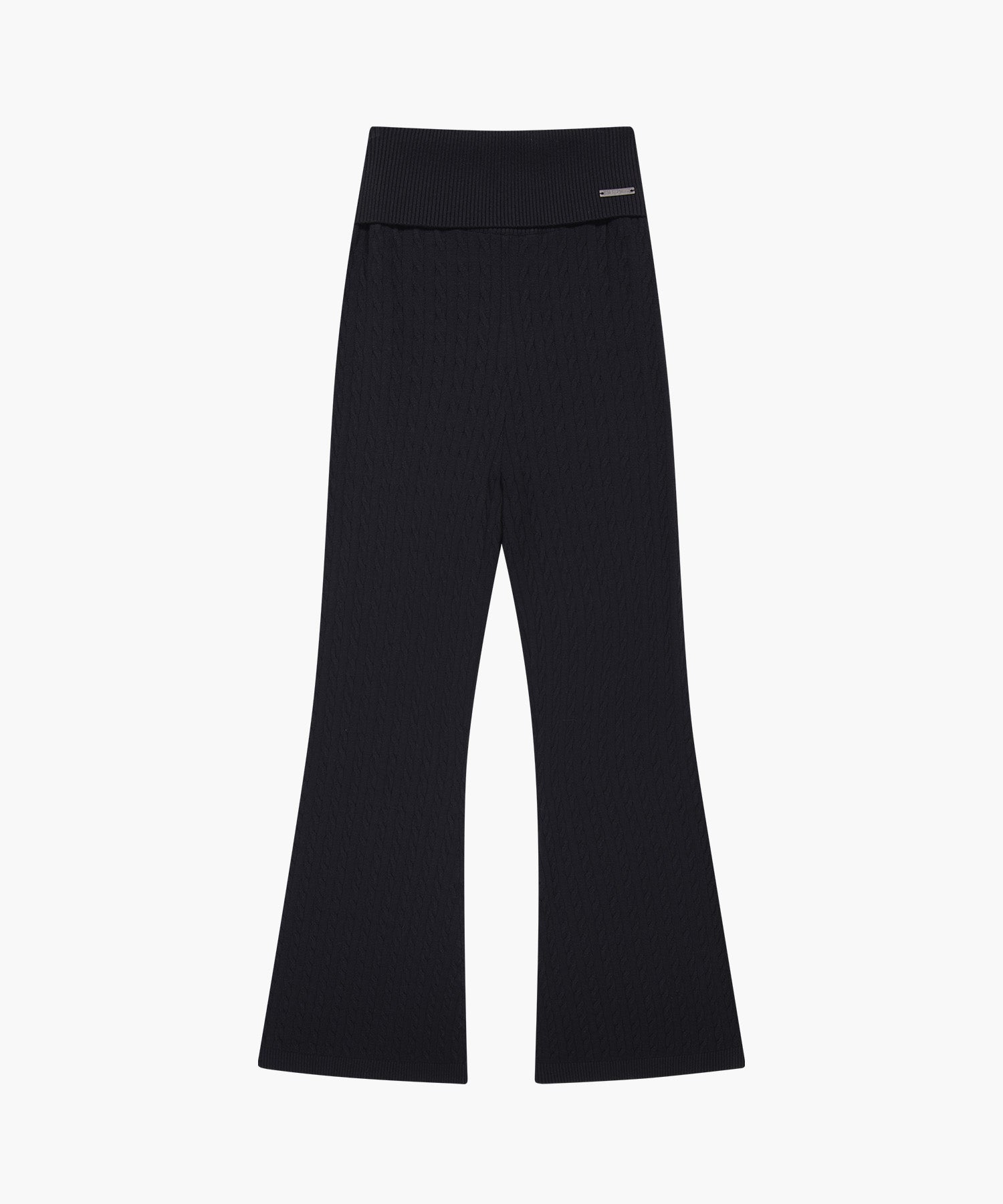 Womens Cable Knit Boots Cut Pants
