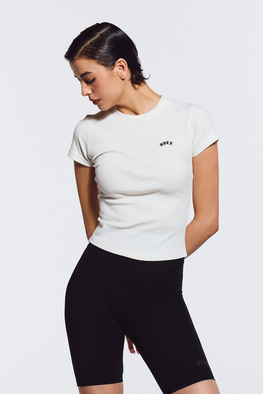 Essential Ribbed Relaxed Fit Short Sleeve