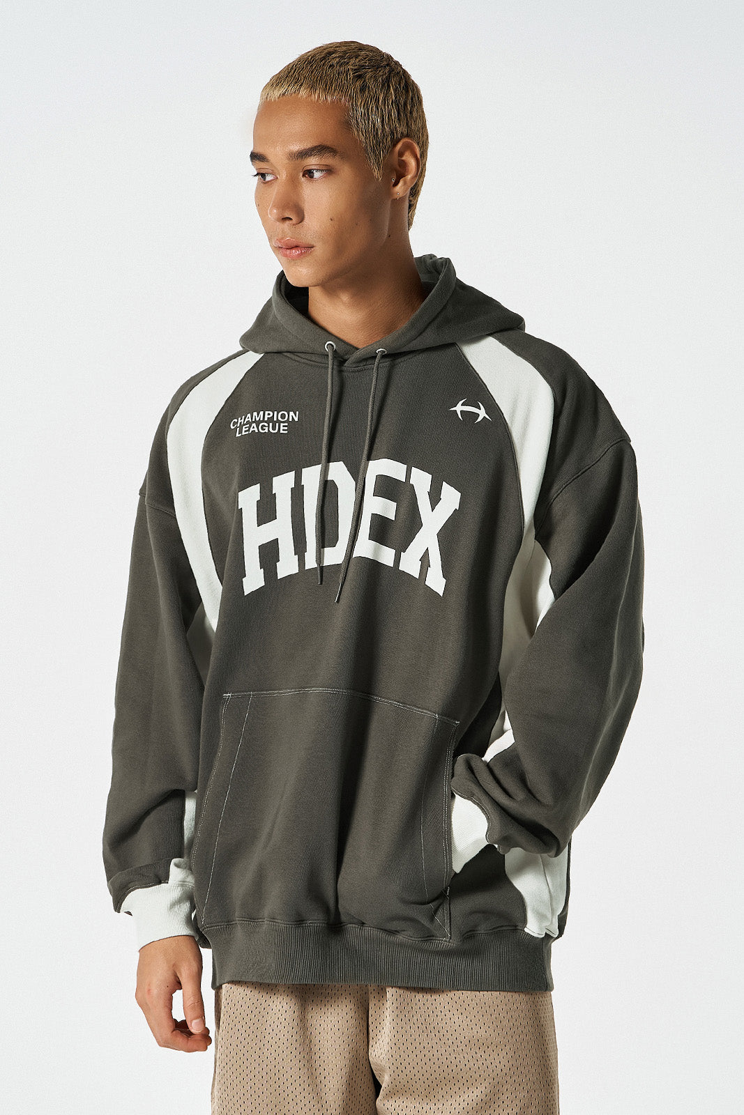 Side Color Block Hoodie
