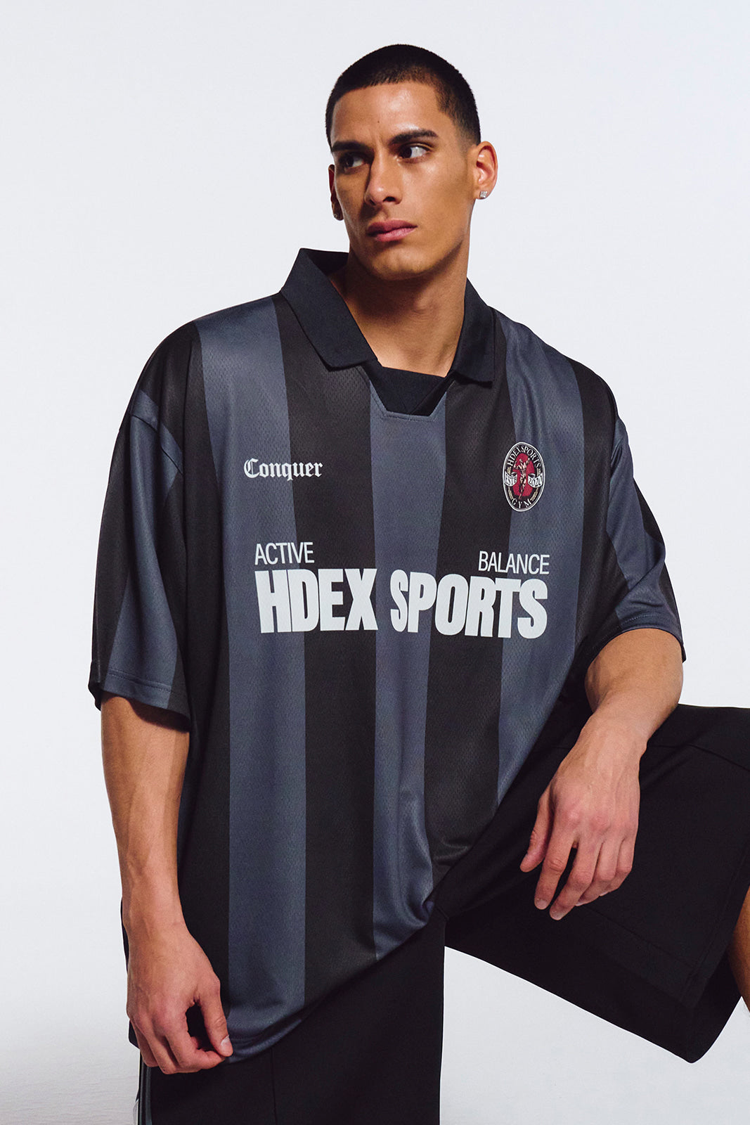 Striped Jersey Uniform Short Sleeve