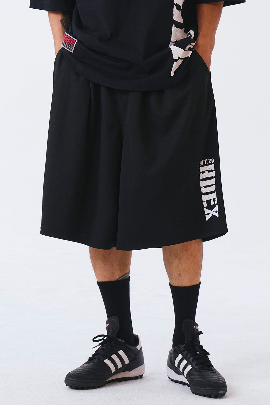Classic Pintuck Mesh Shorts