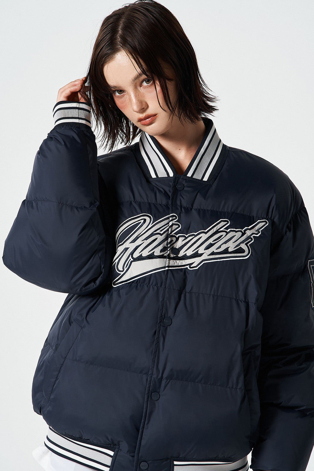 Padded Baseball Puffer Jacket