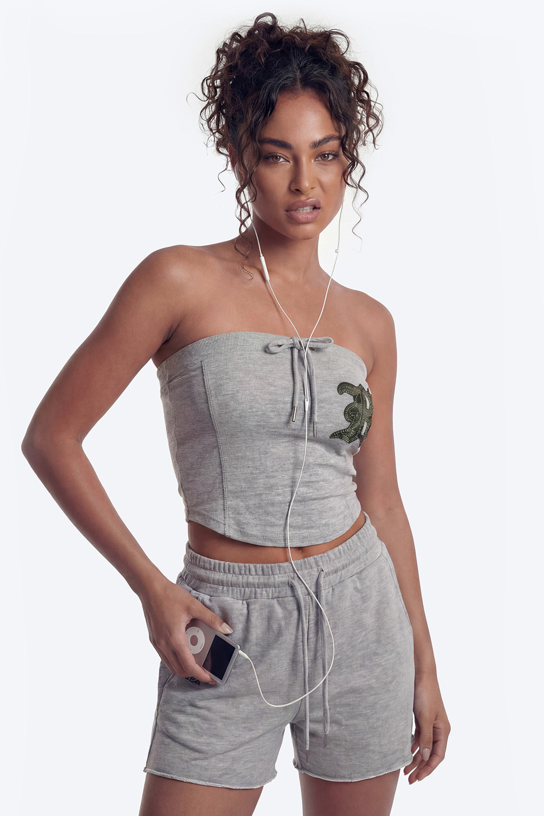 Camo Applique Tube Top