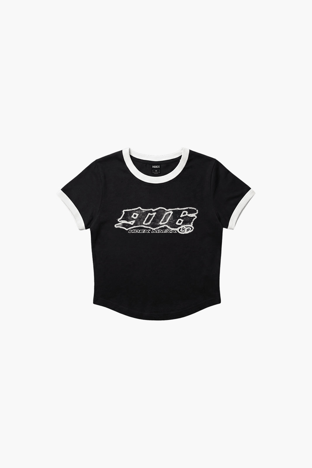 Clear 916 Ringer Crop Short Sleeve