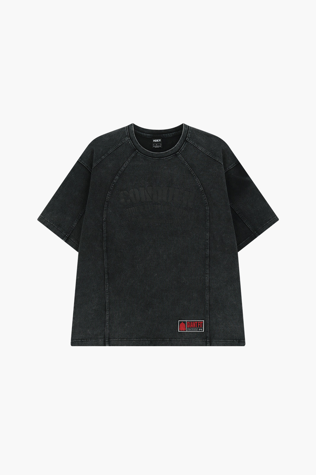 Faded Washing Conquer Short Sleeve