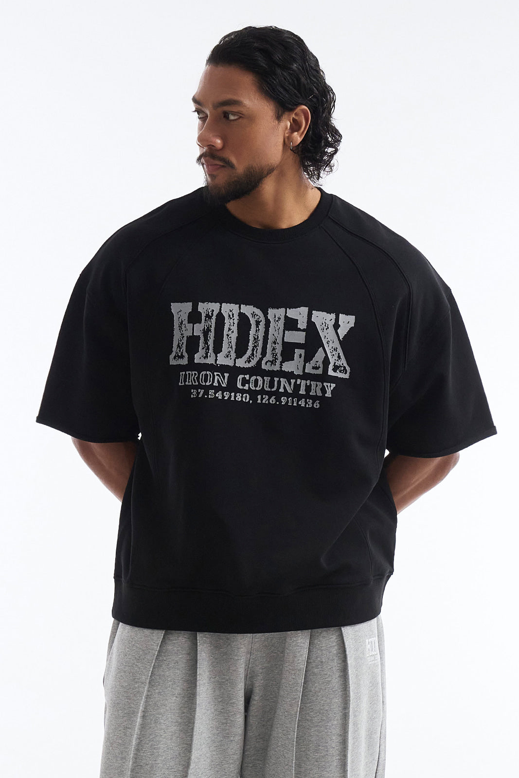 Core Cut Line Half Sweatshirt