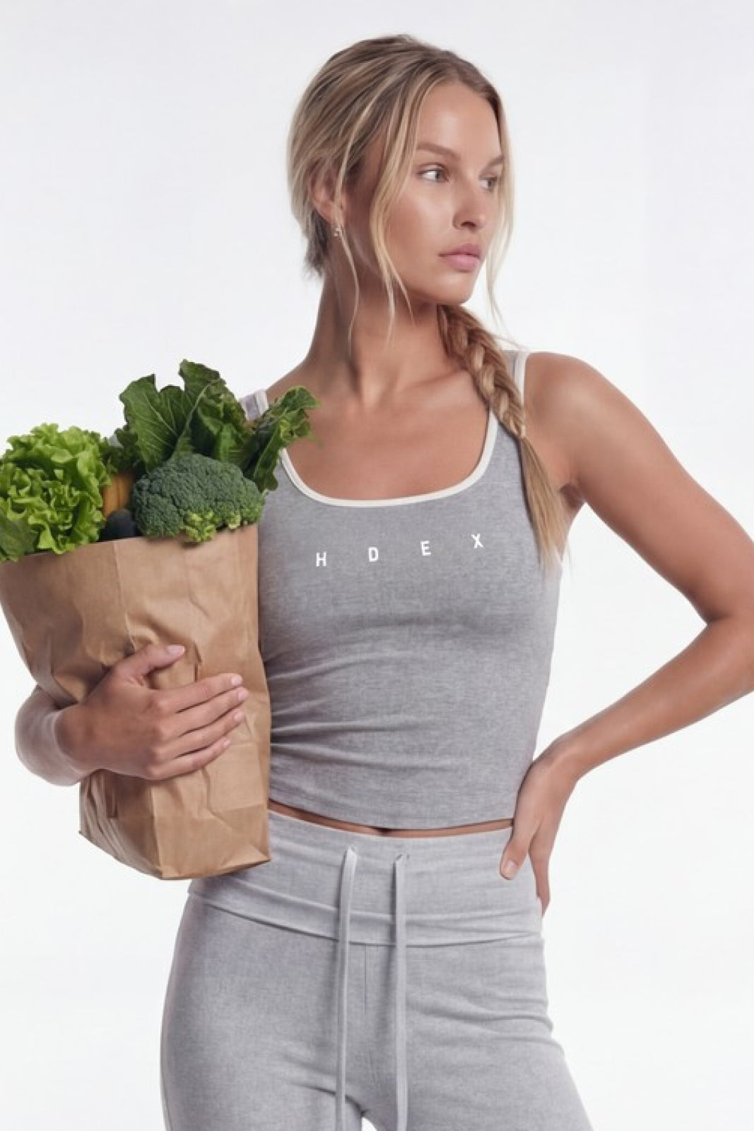 Sophie Square-Neck Crop Bra Top