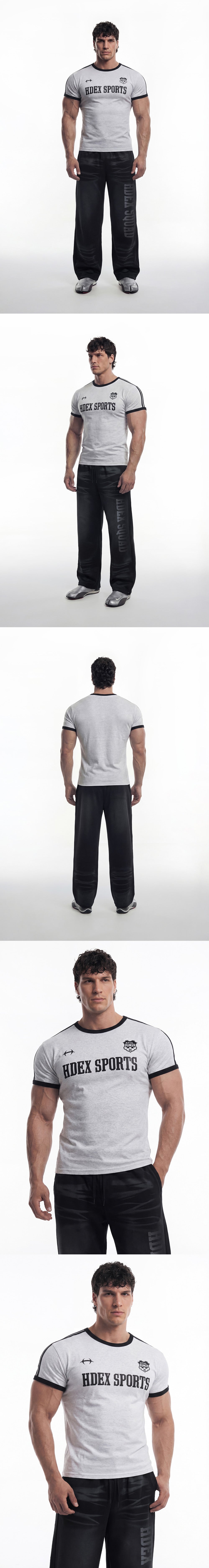 Sporty Ringer Muscle Fit Short Sleeve