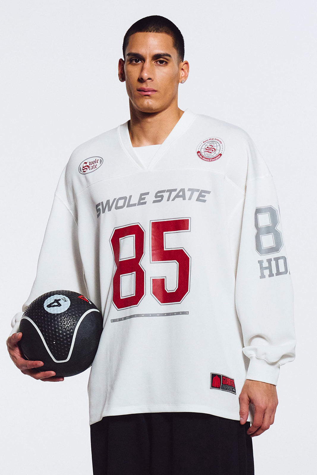 Giant Fit Rugby Jersey Long Sleeves