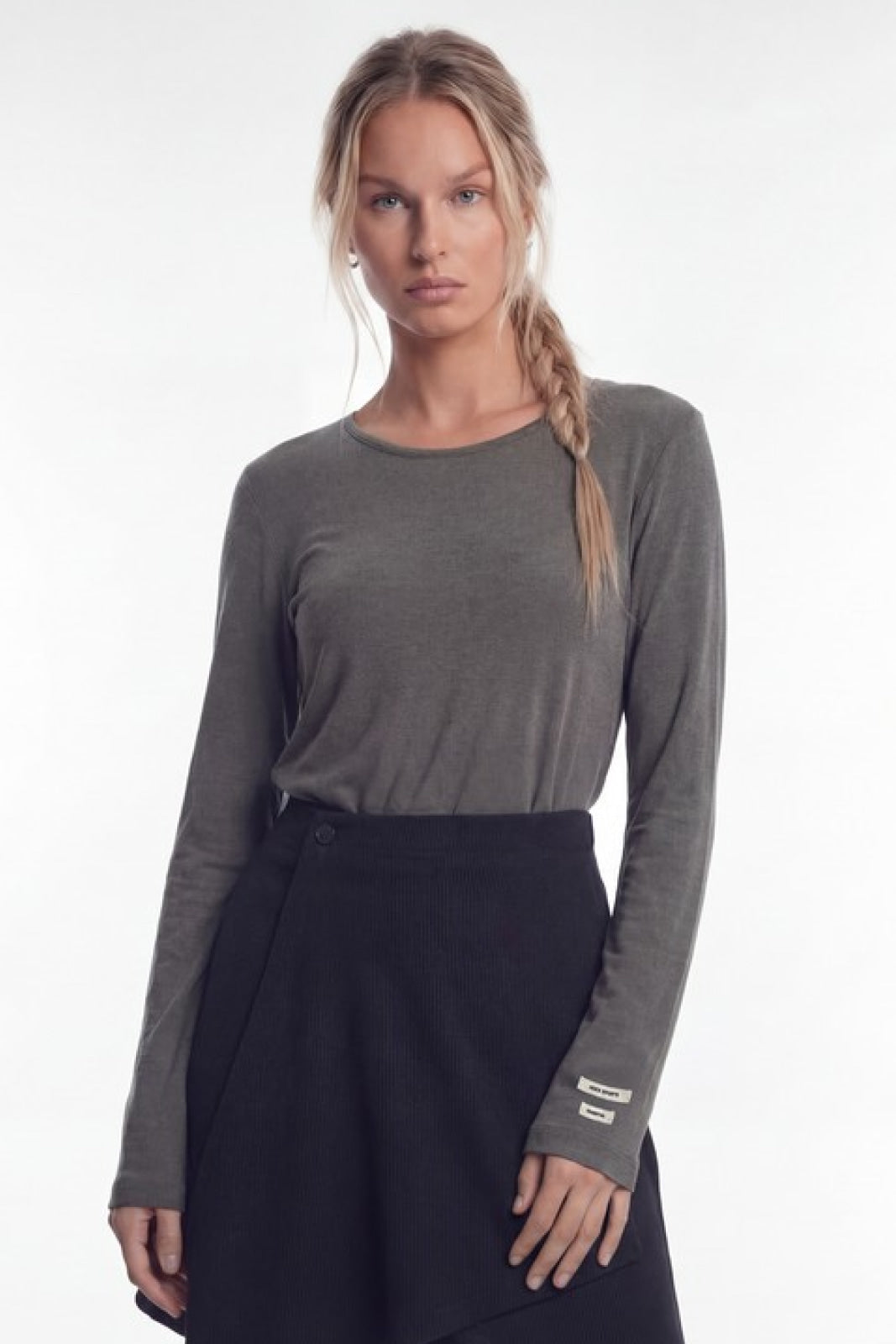 Essential Modal 2 Label Long Sleeve