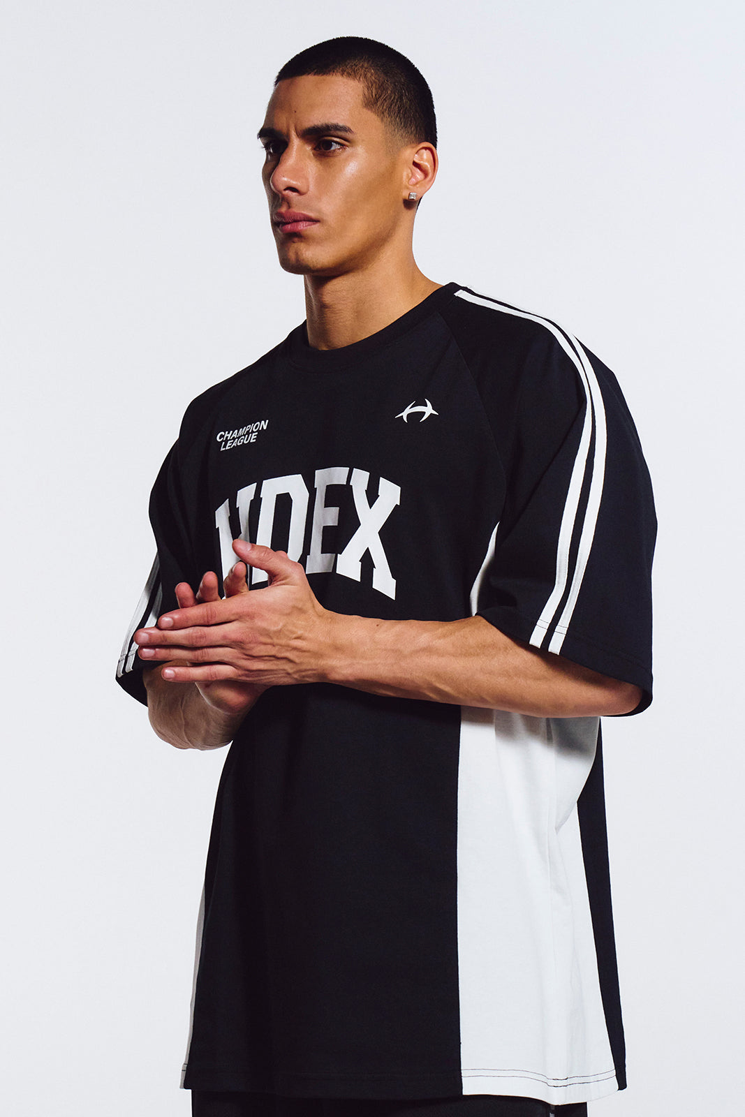 Side Color Block Short Sleeve