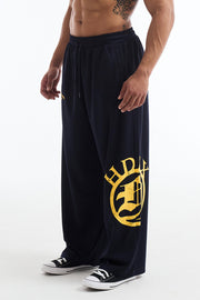Crown Giant Fit Mesh Wide Pants