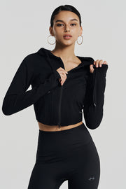Womens Soft Heartline Zip-up Hoodie