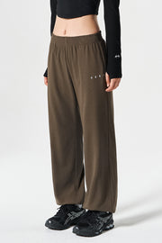 Ribbed Plain Jogger Pants