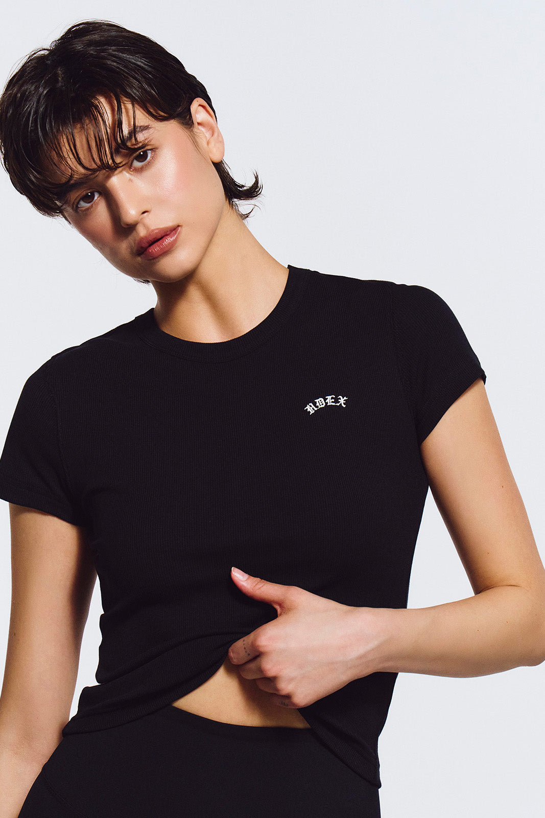 Essential Ribbed Relaxed Fit Short Sleeve