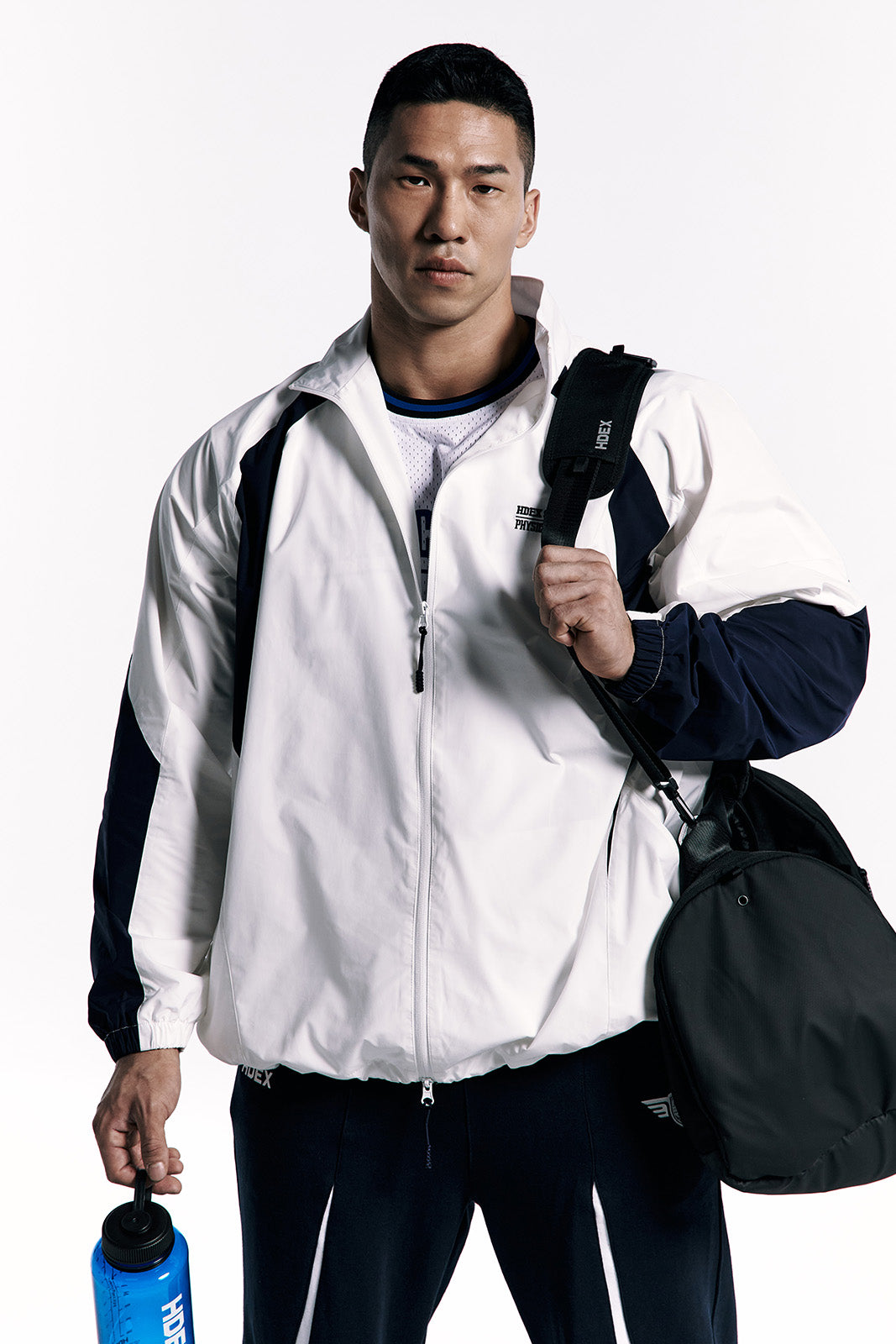 [HDEX X PHYSICAL: ASIA] Color Block Jacket-White