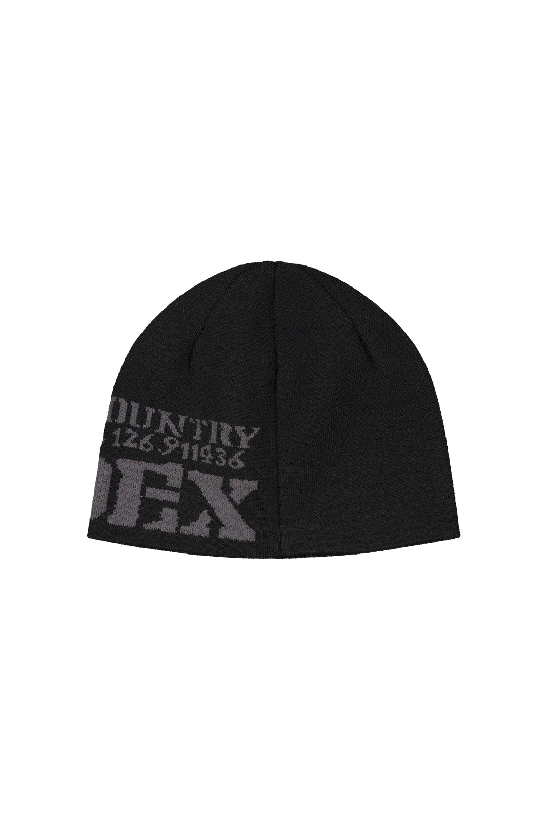 Lettering Jacquard Beanie