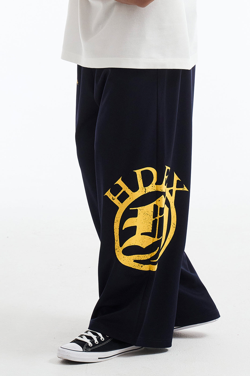 Crown Giant Fit Mesh Wide Pants