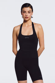 Women`s Glitter Back Shirring Bra Top