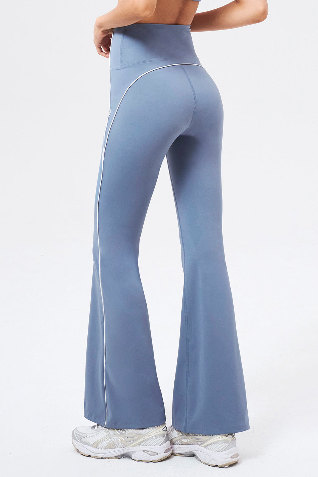 Womens Support Piping Bootcut Leggings