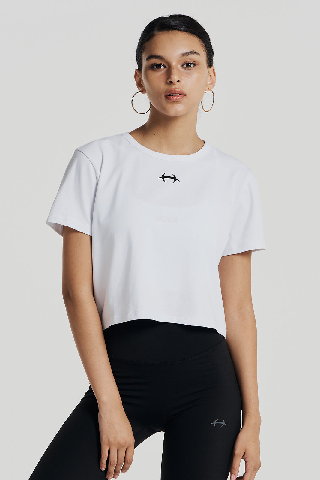 Women Inhence Symbol Crop Top