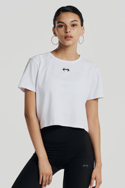 Women Inhence Symbol Crop Top