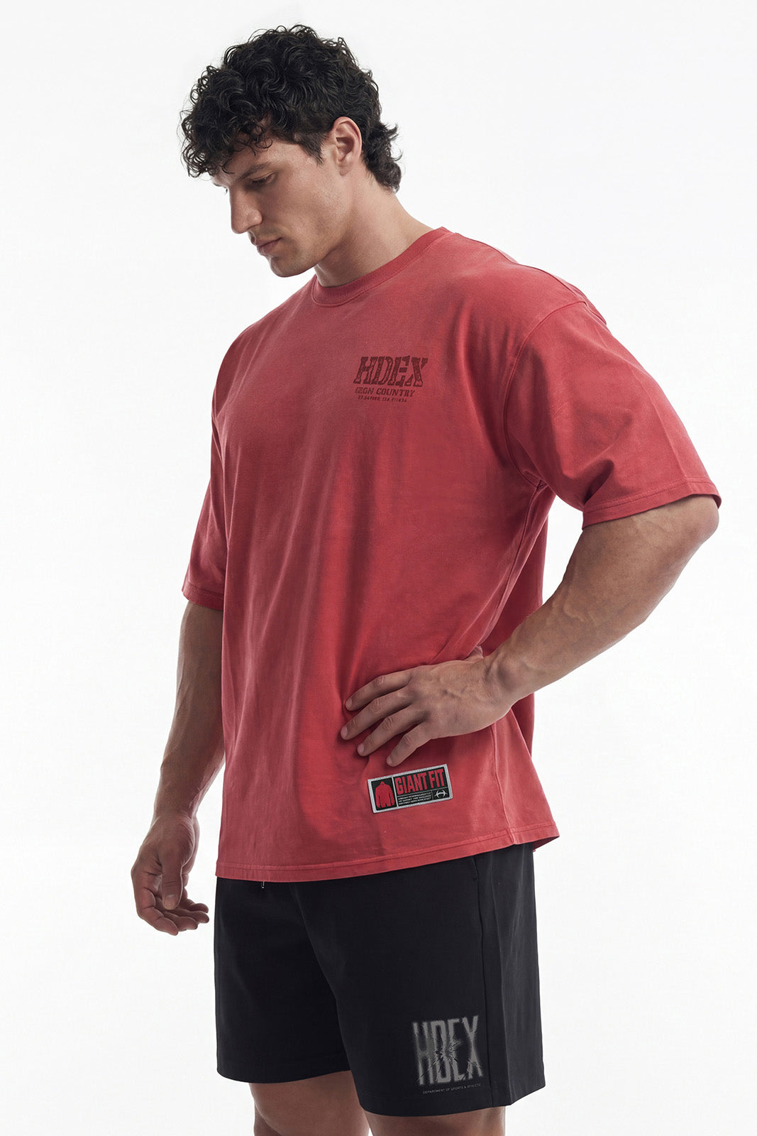 Core Back Logo Giant Fit Washed Short Sleeve