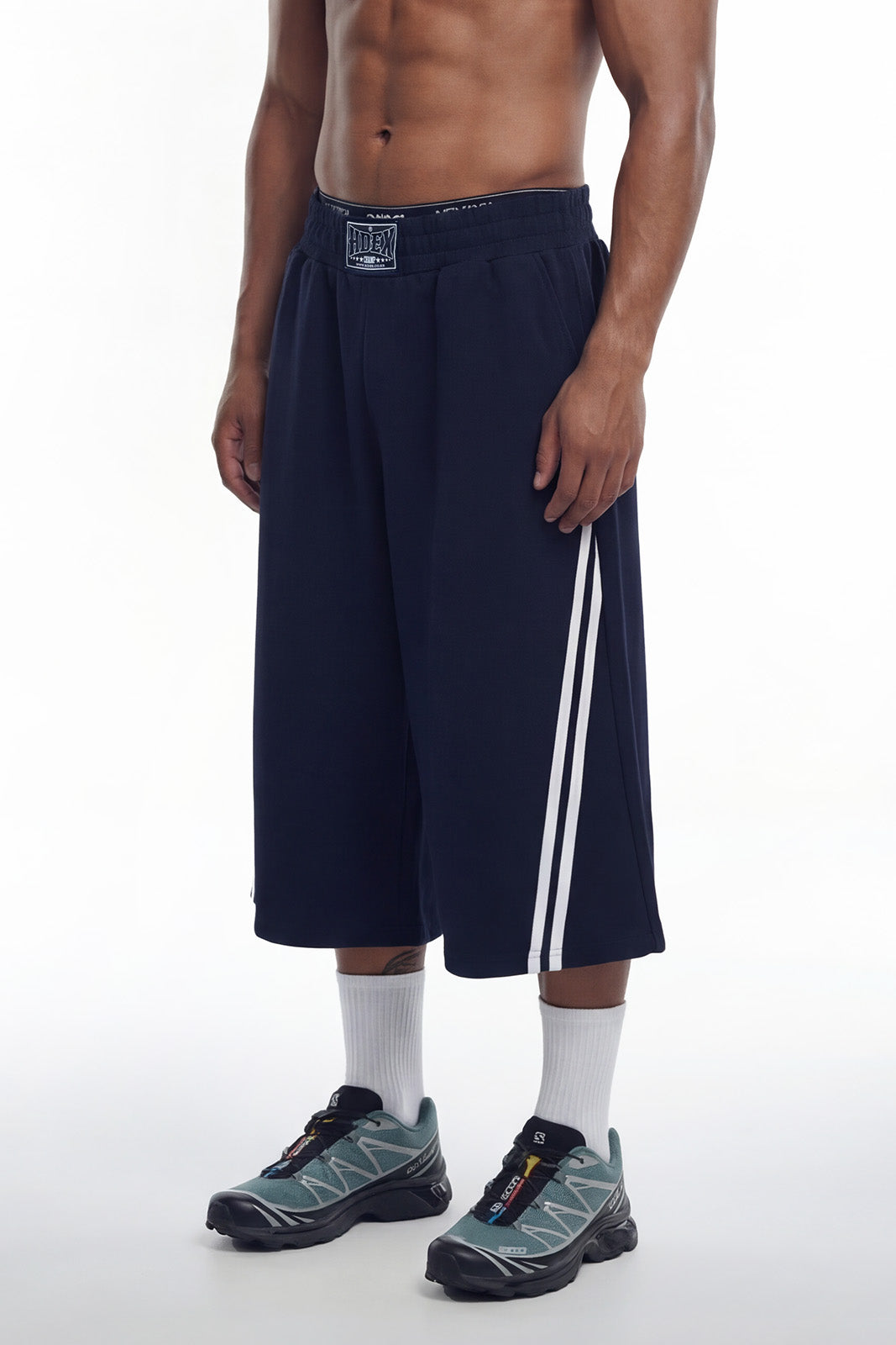 Solid Bermuda Shorts