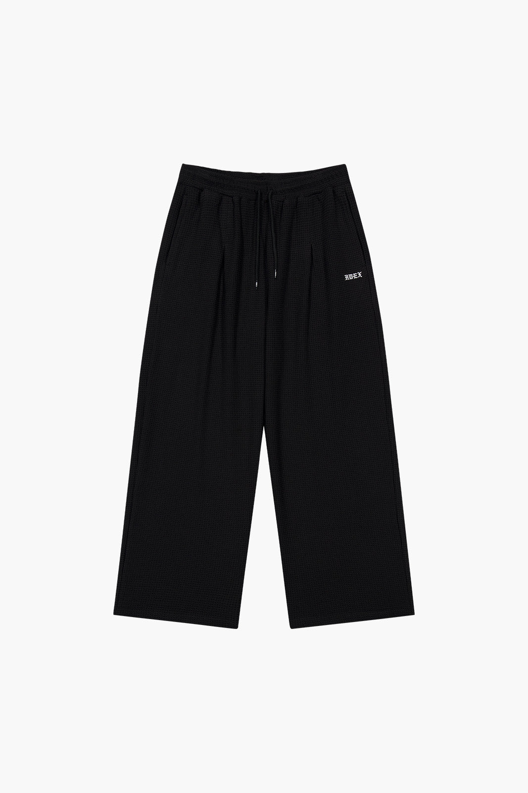 Low Pintuck Waffle Wide Pants