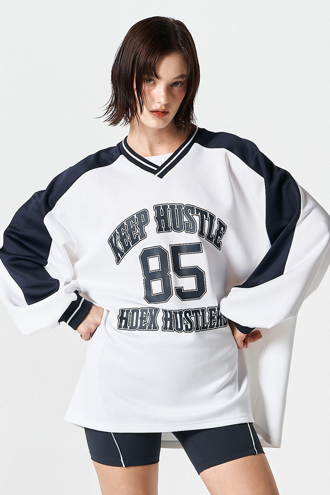 Color Block Jersey Long Sleeve