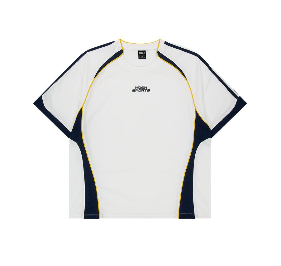 Wave Color Block Short Sleeve