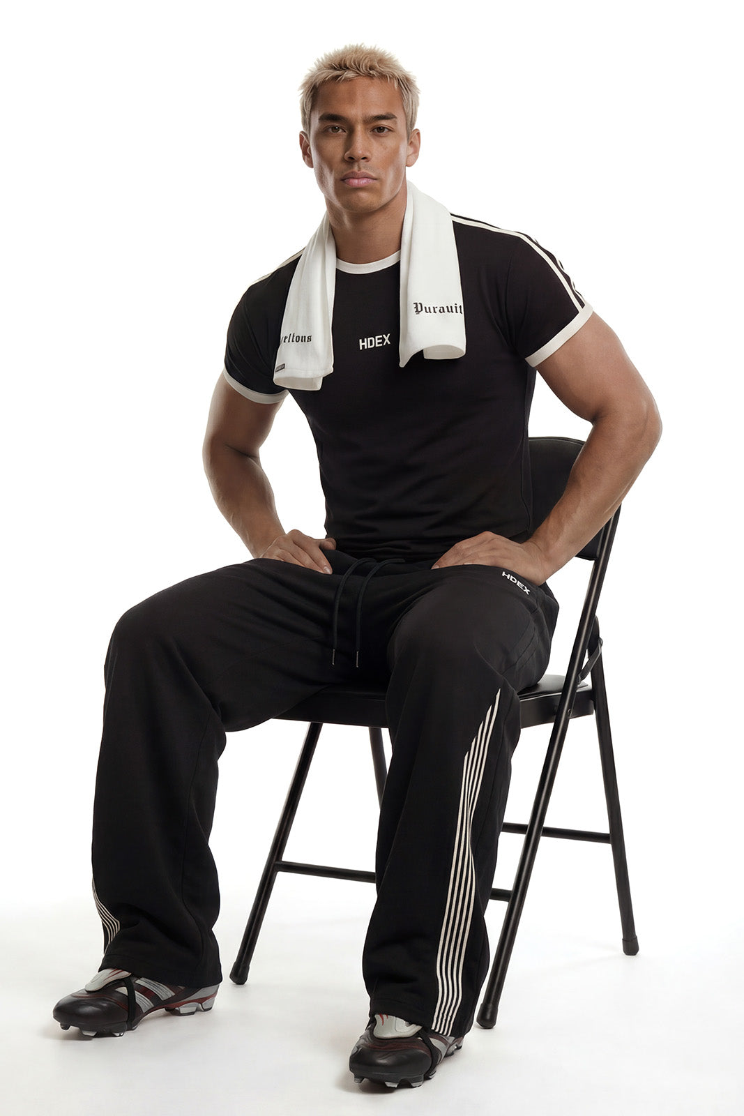 EZ Muscle Fit Track Ringer Short Sleeve