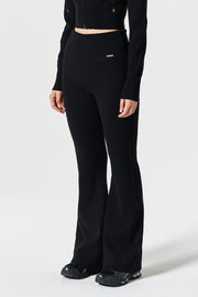 Womens Cable Knit Boots Cut Pants