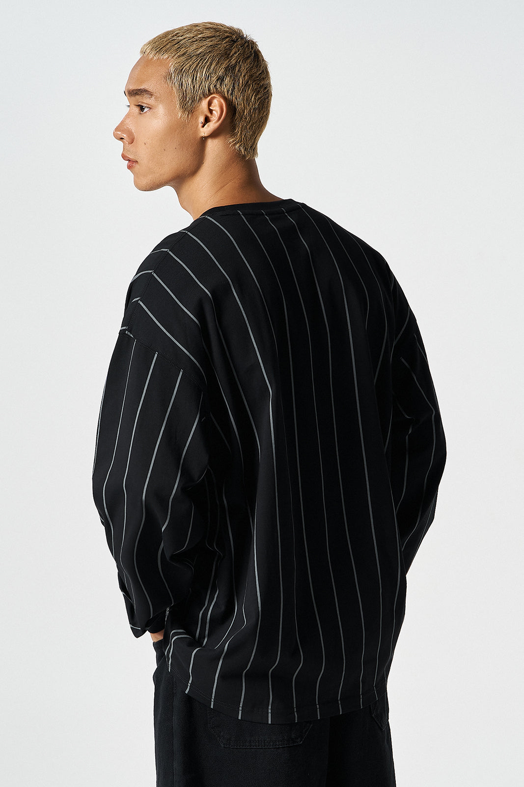 Stripe Sports Long Sleeve