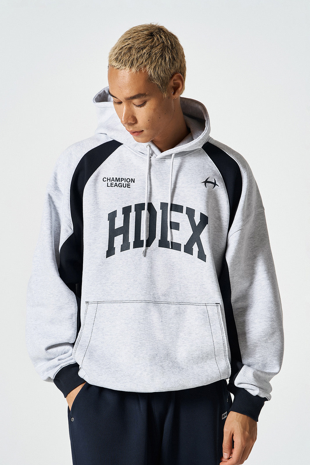 Side Color Block Hoodie