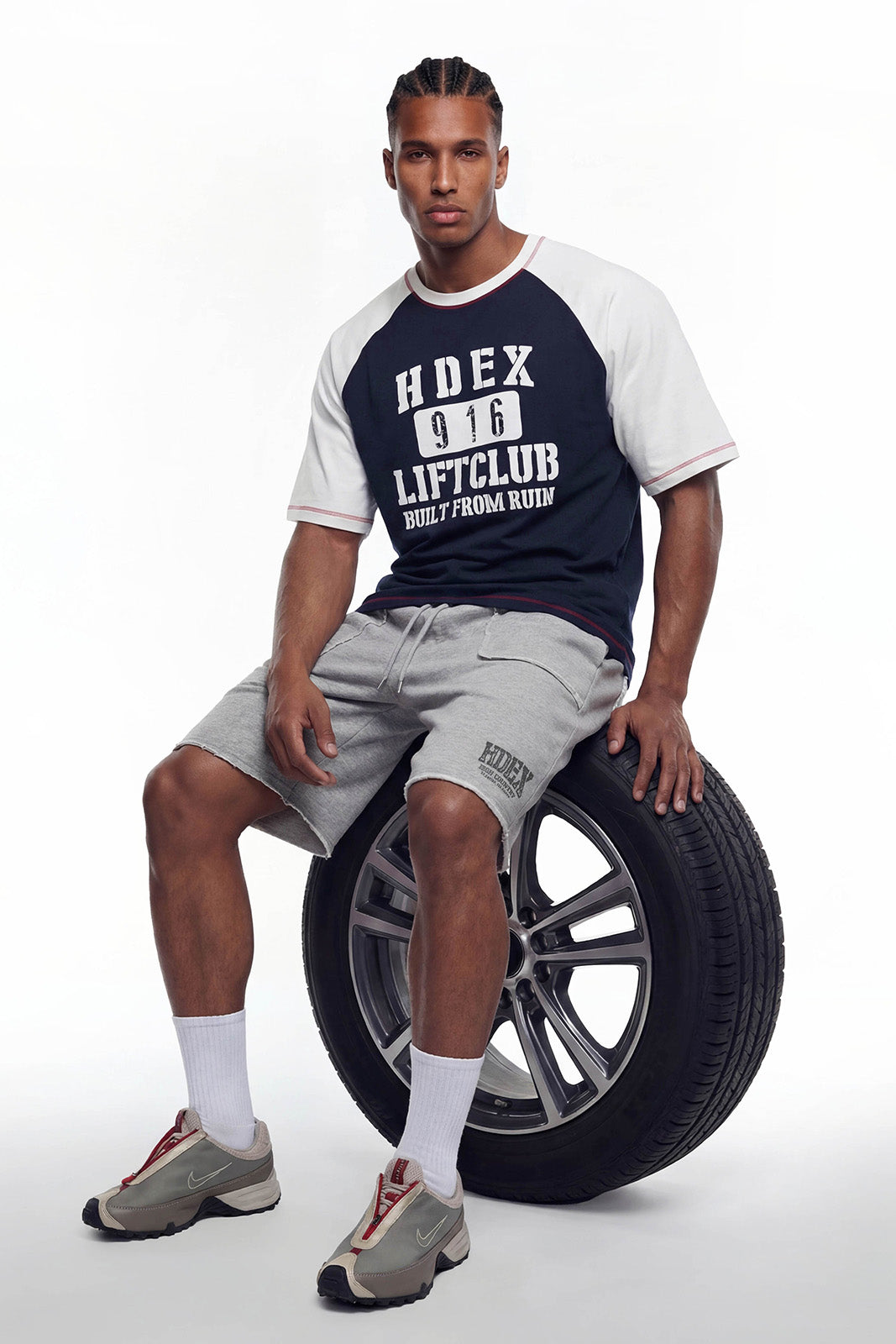 Lift Stitch Raglan Short Sleeve