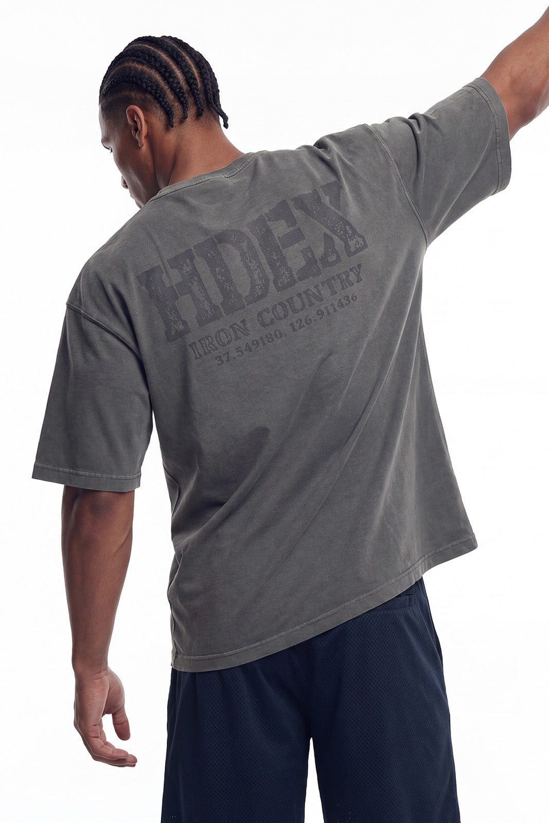 Core Back Logo Giant Fit Washed Short Sleeve