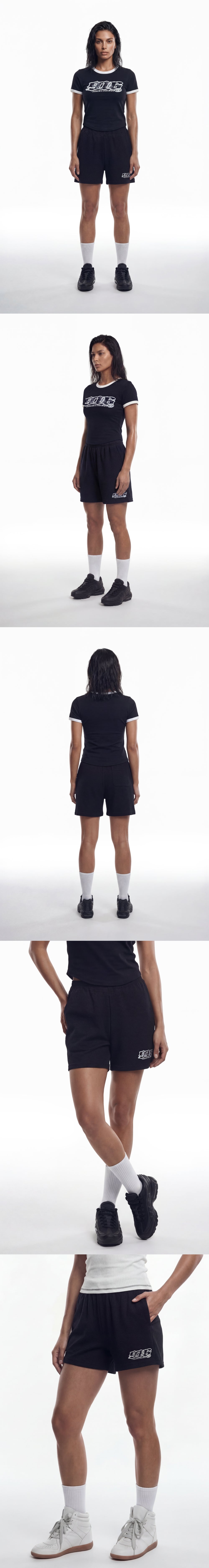 Clear 916 Wide Waffle Shorts W