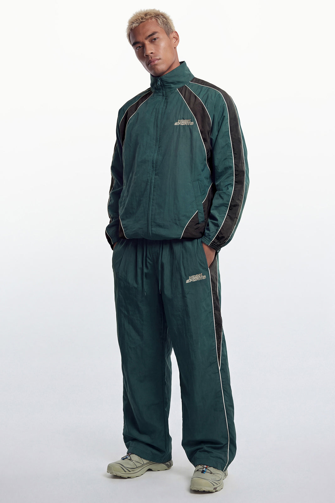 Color Summit Wide Nylon Pants