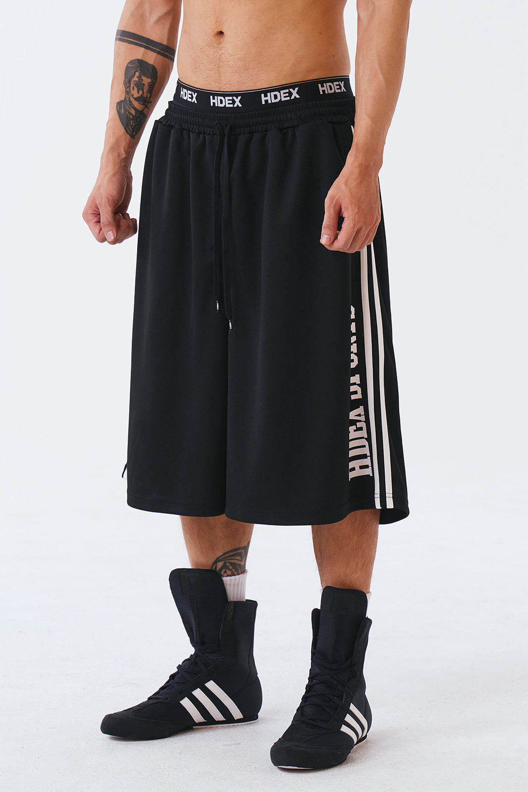Giant Fit Mesh Bermuda Shorts