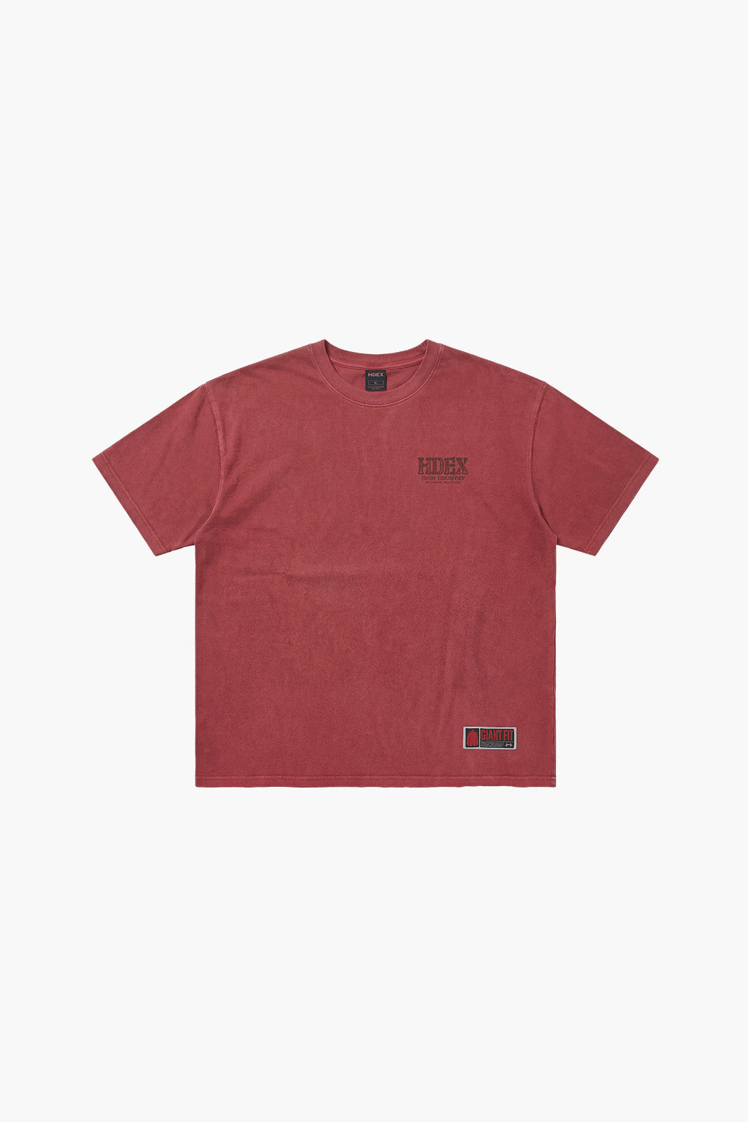 Core Back Logo Giant Fit Washed Short Sleeve
