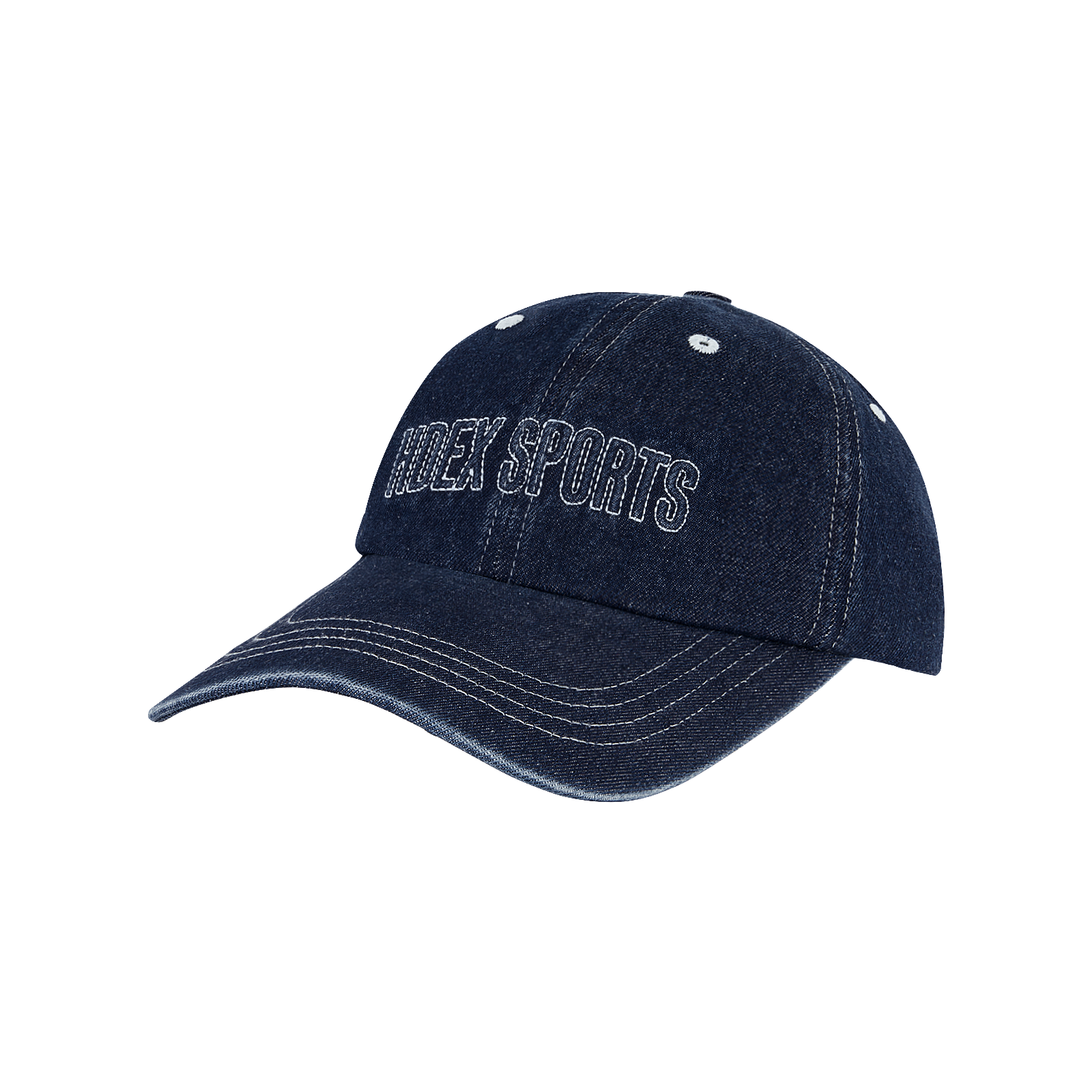 Washed Stitch Denim Ball Cap