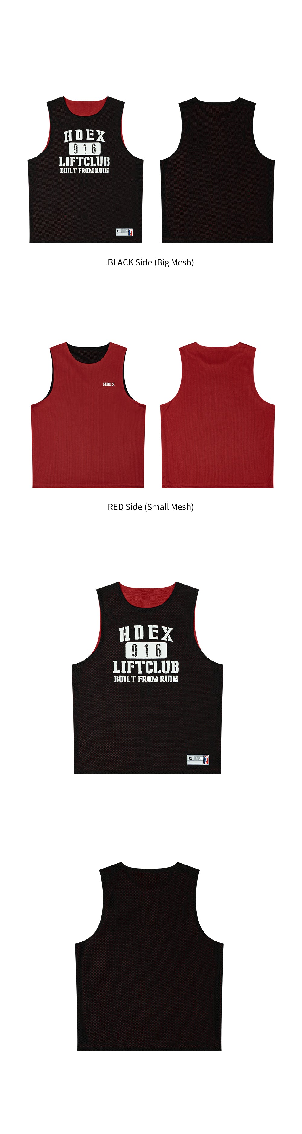 Mesh Reversible Sleeveless