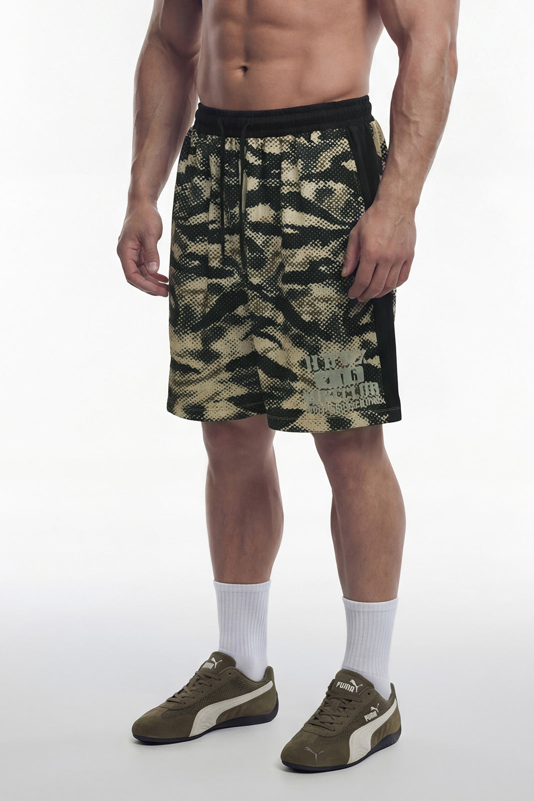 Lift Camo Mesh Bermuda Shorts